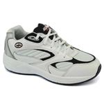 Style 554 Men's Athletic Walking Shoe - White/Navy