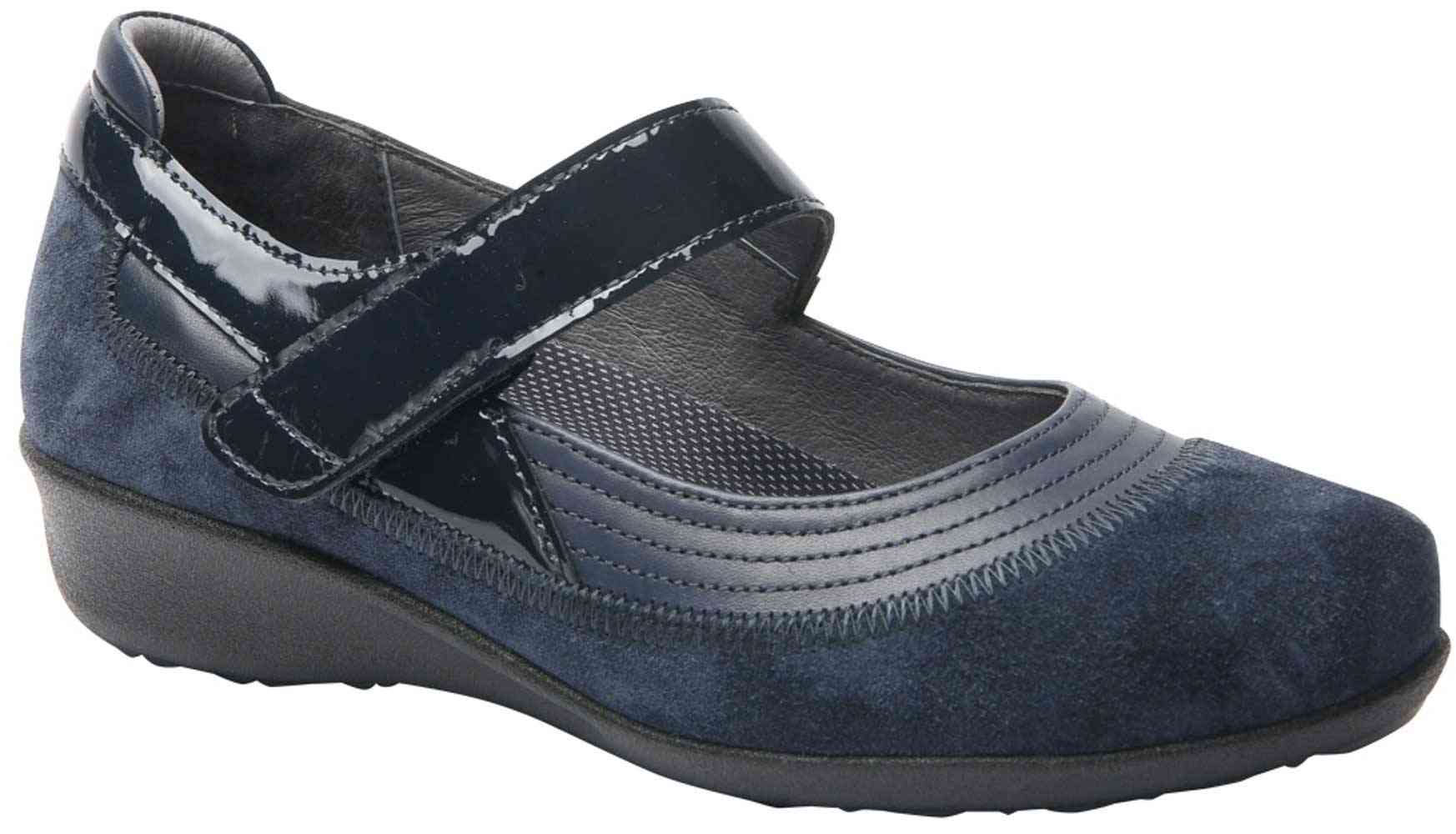 Drew Shoes Genoa 14316 Womens Casual Shoe - Navy