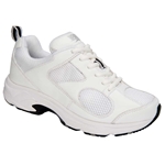 Drew Shoes - Flash - White Leather / White Mesh - Athletic Shoe