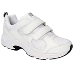 Drew Shoes - Flash II V - White Leather / White Mesh - Athletic Shoe