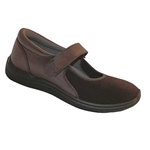 Drew Shoes - Magnolia - Brown Leather and Lycra (Stretch) - Casual Shoe