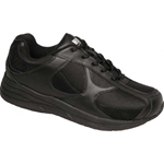 Drew Shoes - Surge - Black Leather / Nubuck Mesh - Athletic Shoe