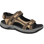 Drew Shoes - Warren - Brown / Tan Nubuck Leather - Sandal