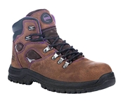 Hoss Boots Womens Lily Brown 70423 Womens 6 inch Steel Toe Work Boot