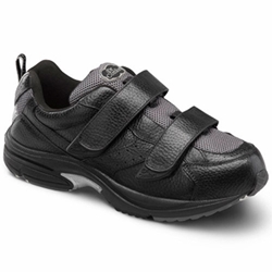 Comfort Mens Chris Black Diabetic Athletic Shoes Dr 
