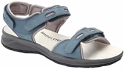 Drew Shoes Cascade 17051 Womens Casual Sandal - Blue/Denim