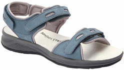 Drew Shoes Cascade 17051 Women's Casual Sandal - Blue/Denim